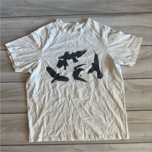 Pin Up Rags Crow Tee Beige XL  NWT IN PACKAGE